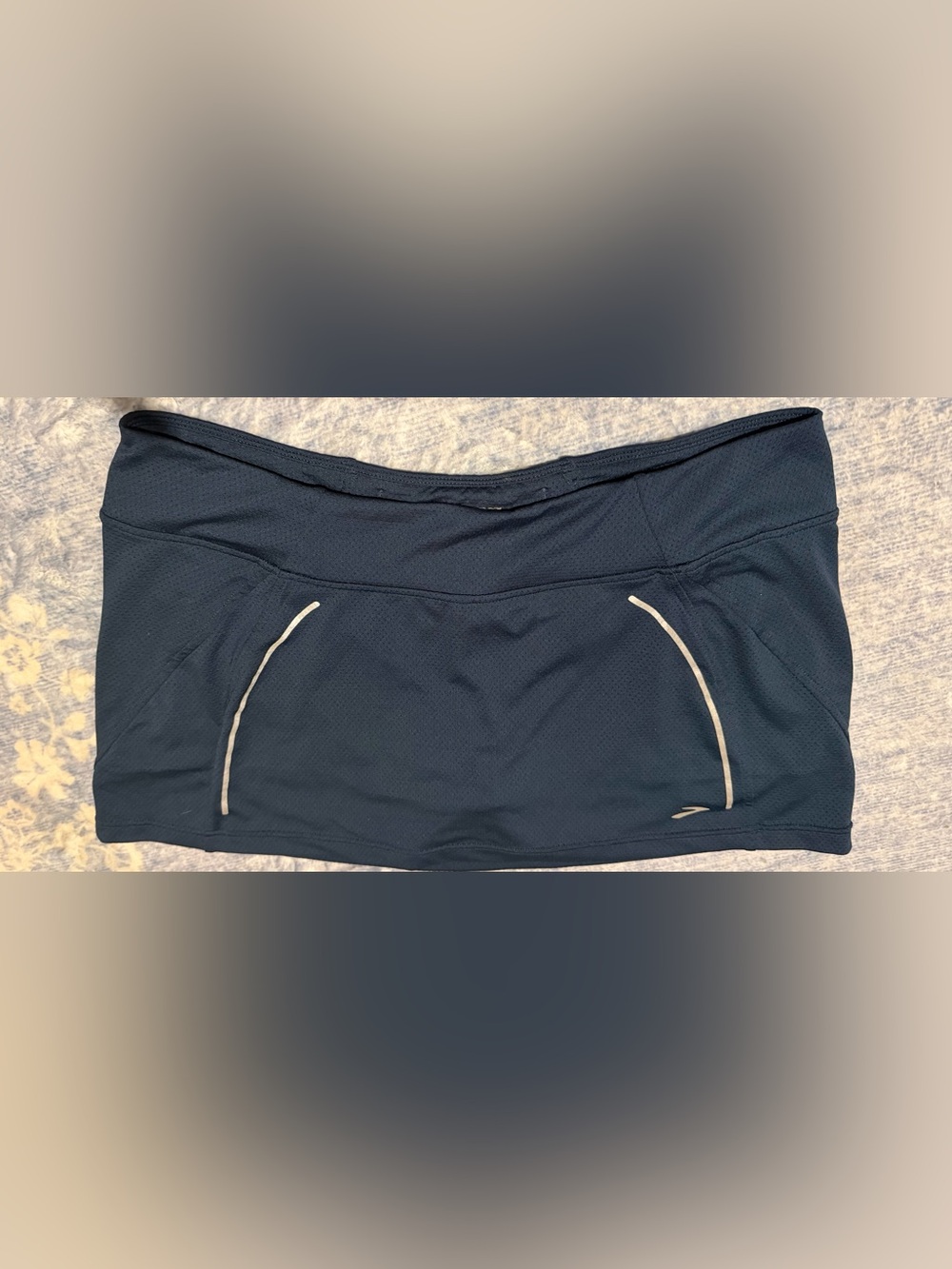 Brooks Navy Blue Women's Skort with Reflective Accents